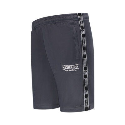 100% HARDCORE Herren Shorts  Essential  | Grau Damen Unisex Gabber Training