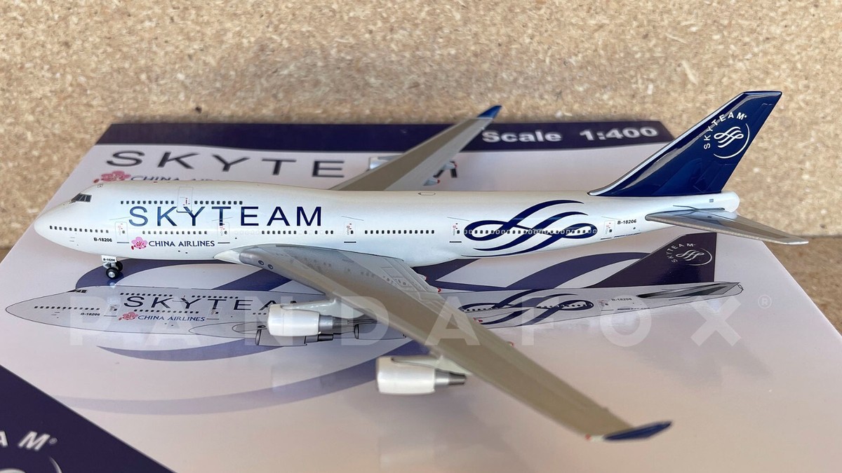 China Airlines Boeing 747-400 B-18206 Skyteam JC Wings China Airlines Boeing 747-400 B-18206 Skyteam JC Wings