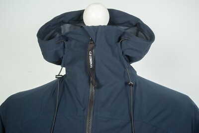 Men's CP Company ProTek Superflex Softshell Hooded Navy Jacket