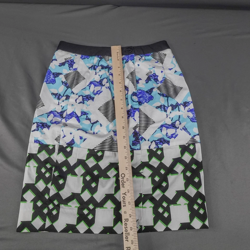 Saia feminina Peter Pilotto Target 2 mini lápis carreira alto luxo dopamina - Imagem 4 de 4