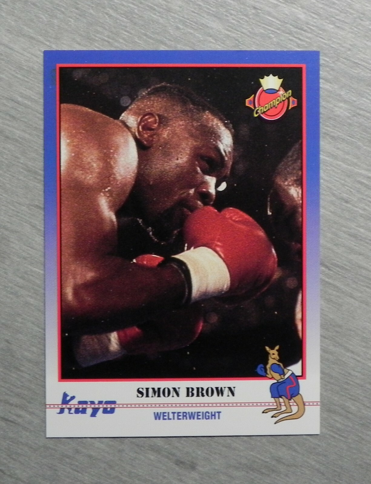 Simon Brown 1991 Kayo Cards Card #042 