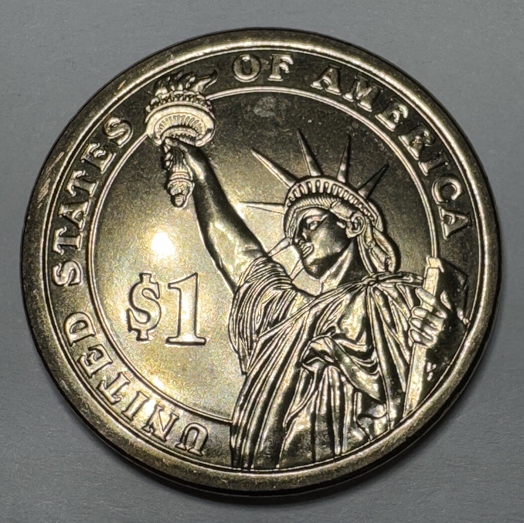 2012-D Benjamin Harrison Presidential $1 Dollar Coin from Set