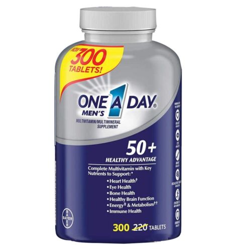 One A Day Men's 50 Plus Multivitamin, 300 Tablets - Men 50+ - Picture 1 of 4