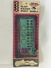 Hawk AC Cobra Blue Tint 1/24 scale slot car body NOS