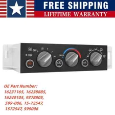 A/C Heater Climate Control Module Panel For Chevy Suburban GMC Yukon 9378805