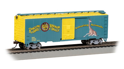 NEW Bachmann Ringling Bros.& Barnum & Bailey Giraffe Boxcar HO Scale