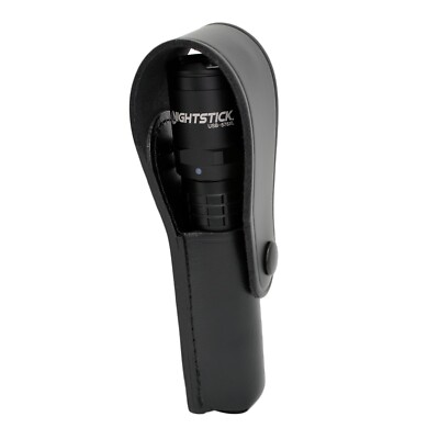 Leather Closed Top Flashlight Holder Nightstick Tac Series 560 USB-578XL Holster