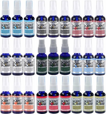3-Pack Scent Bomb 100% Concentrated Car Air Freshener Sprays, CHOOSE YOUR SCENT