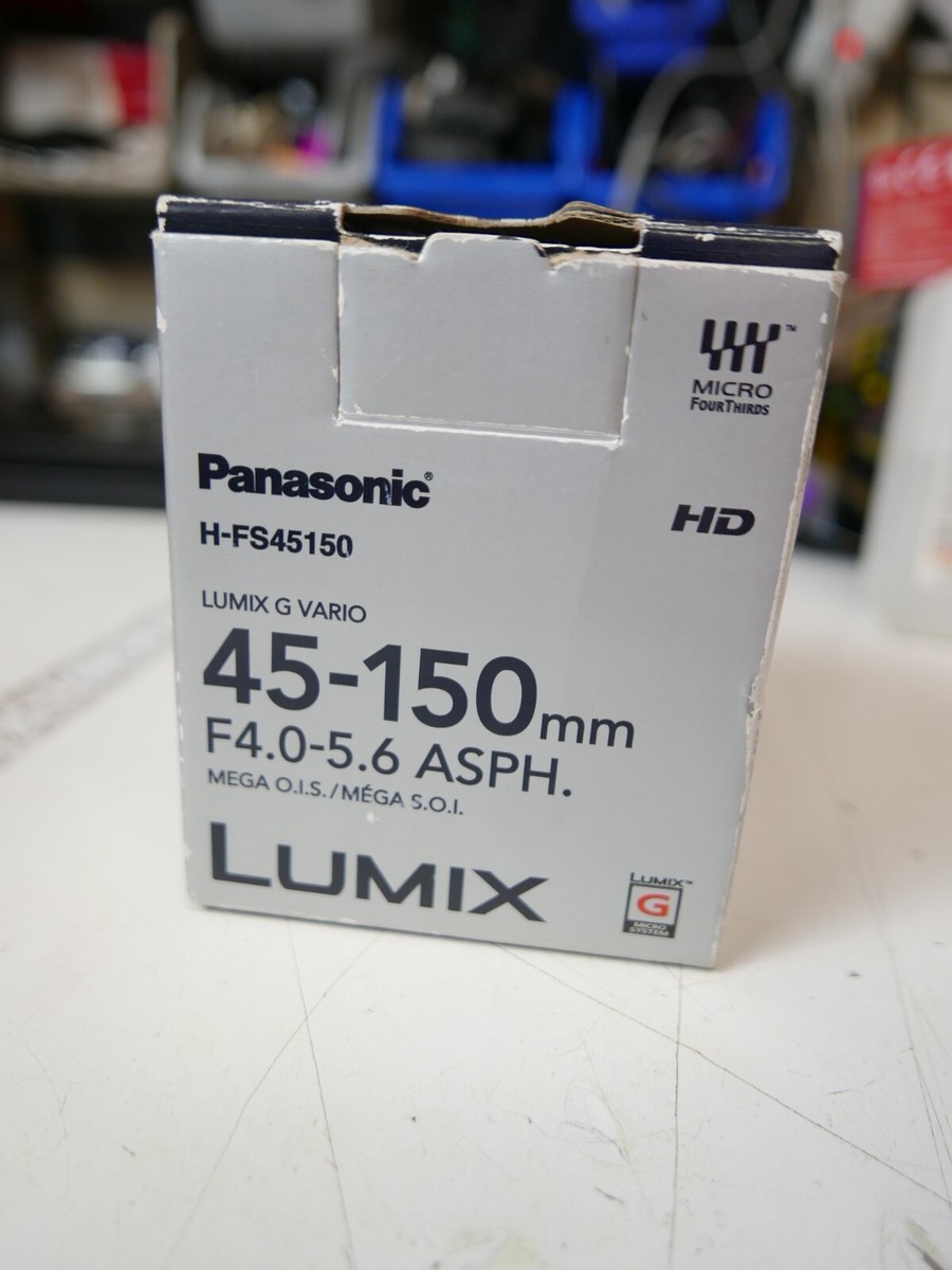 Panasonic H-FS45150 45-150mm F4.0-5.6 Lens with Original Panasonic H-FS45150 45-150mm F4.0-5.6 Lens with Original