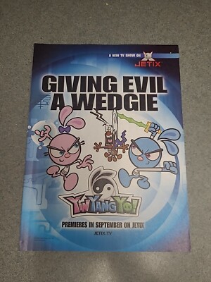 Yin Yang Yo! Jetix Print Ad 2006 8x11 Wall Art  Great To Frame 
