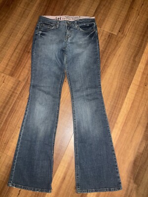 Vintage Lei Sophia Hip hugger Flare Jean 29” X 32”
