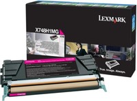 Original Lexmark Toner X748H1MG Magenta FüR X 784 Neutrale Schachtel