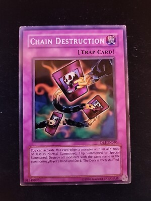 Chain Destruction - Yugioh Trap Card - Vintage | eBay