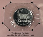 1998 Isle Of Man Cat Series Birman Cat 1 Crown