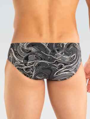 Mens DOLFIN Graphlite Steel Tidal Wave Racer SIZE 34 NYLON / LYCRA