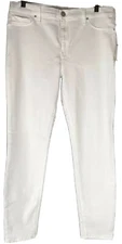 Hudson Los Angeles Women’s 31 Nico Mid Rise Super Skinny Ankle Color White(WHT2)