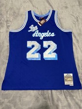 Elgin Baylor Lakers 1960-61 Hardwood Classics Diamond Swingman Jersey - Size 2XL