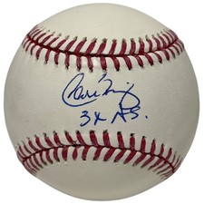Carlos Baerga Signed Autographed ROMLB Baseball w/ 3x AS JSA Witness COA