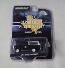 1:64 GREENLIGHT 1978 Dodge Ramcharger - Texas Department Public Safety , Neu