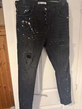 Zara Men Jeans Paint Size 34