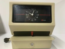 **Vintage Simplex Time Clock Punch Machine Em...