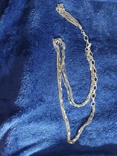 Vintage Ladies Silver Assorted Chain Belt. New. Boho Love This