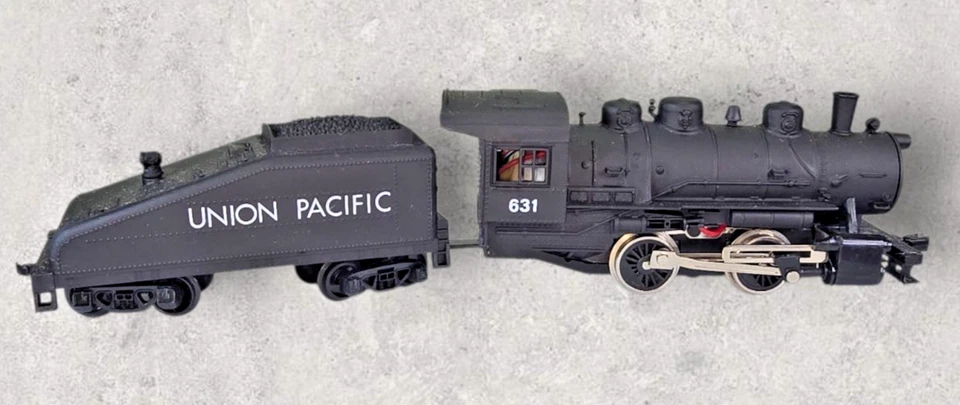 HO Scale Gauge IHC 0-4-0 Steam Locomotive Tender Union Pacific Bench Tested RTR - Image 2 of 4