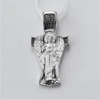 Guardian Angel Pendant Necklace Silver 925 Russian Greek Orthodox Handmade