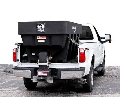 Buyers Products SHPE2000, SaltDogg  2.0 Cubic Yard Electric Black Poly Hopper