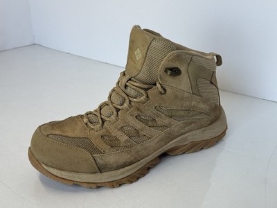 Mens Columbia Crestwood Mid WP Hiking Cordovan Boots BM5371-231 Size 9 US