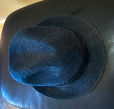 Dobbs Men’s Black Solid Felt Fedora Hat Size 7 3/8 Made in USA