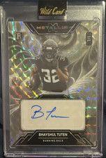 Wild Card Metallix Black Tie 1/1 Autographed Football Cards Tuten Klubnik Holde…