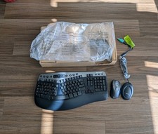 Microsoft Wireless Optical Desktop Pro Keyboard/ Mouse READ