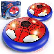 Thusine 2PCS Soccer Toys for Boys 4-6 Hover Soccer Ball Indoor Gifts for Toys...