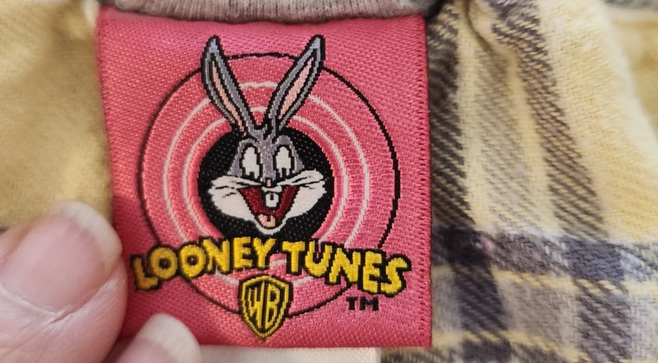 Calzoncillos boxer a cuadros Tweety Bird para mujer talla 3XL algodón dormir de colección con cordón Foto 3 de 4