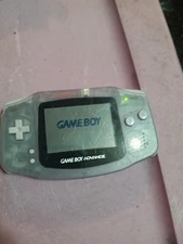 Nintendo Game Boy Advance AGB-001 (Clear) – For Parts or Repair No Battery Cover