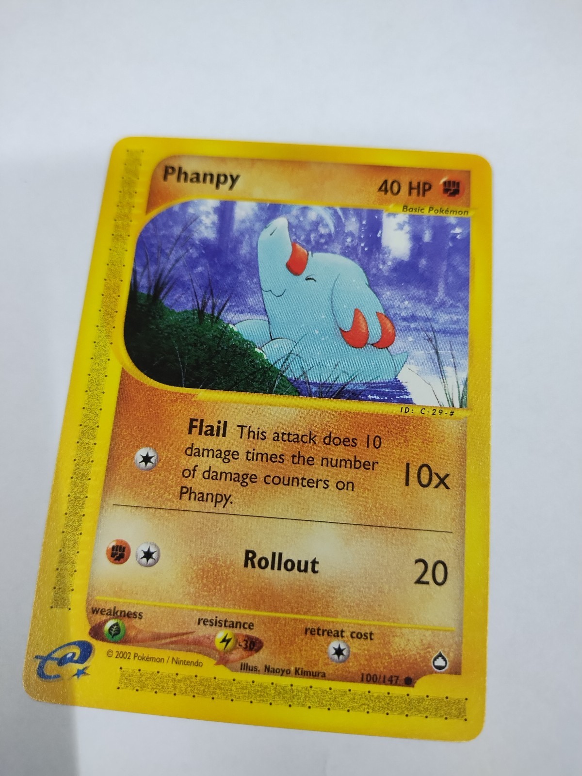 MINT Phanpy Common Normal Aquapolis 100/147