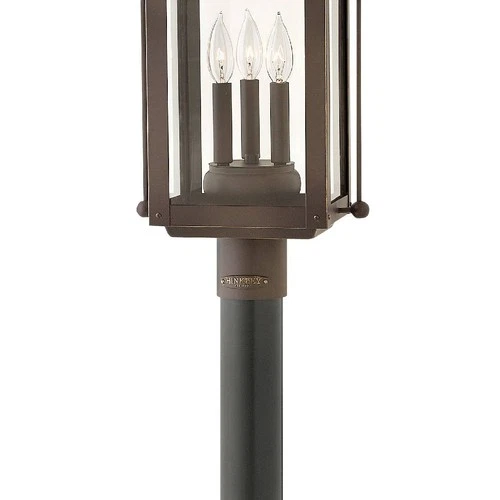 Hinkley Anchorage 24 1/4" Oiled Bronze Lantern Outdoor Post Light - Picture 6 of 10