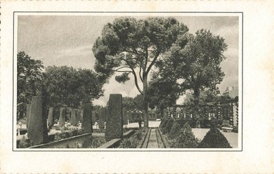 Vintage Madrid Jardines Parque Zoológico del Retiro Postcard Spain