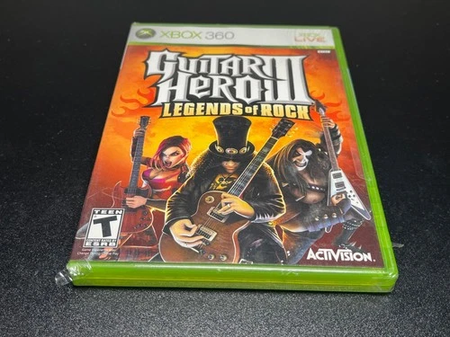 Guitar Hero III: Legends of Rock (Xbox 360 2007) 🔥Fast Shipping🔥Factory Sealed