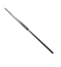 Warding Diamond Needle File, 150 Grit, 5-1/2" Overall, 1/8" Shank
