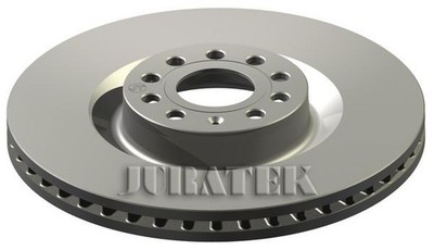 2X Juratek VAG142 Front Brake Discs 345mm Fits Audi Seat Skoda Vw A3 Eos Golf Le