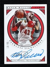2018 Panini National Treasures Peerless Signatures 10/99 Kevin Willis Auto 0l1u