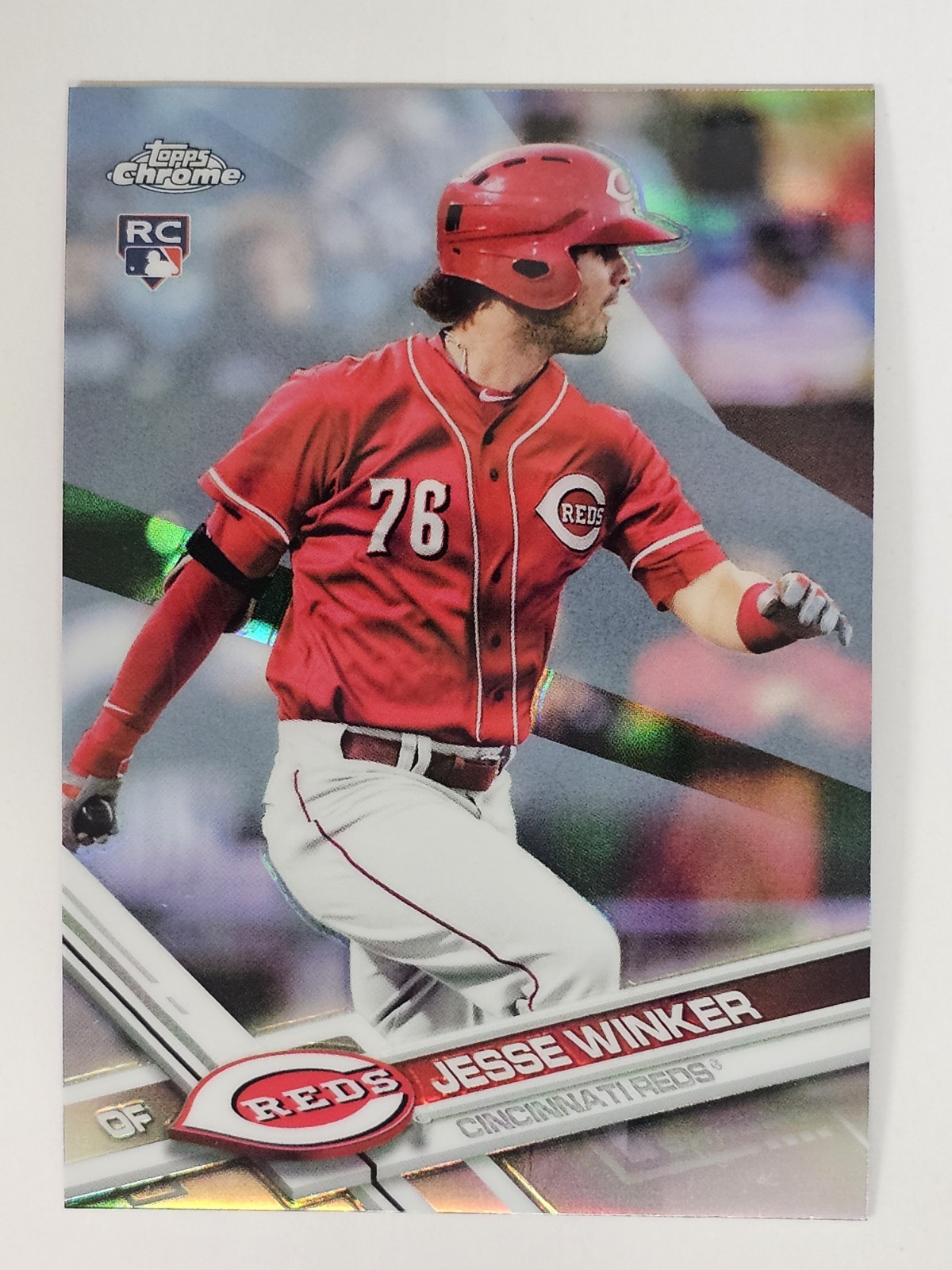 2017 Topps Chrome #74 Jesse Winker Refractor Rookie RC