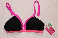 Hula Honey 1537JT0503 One Piece Bikini Bra Multicolor Size L NWT