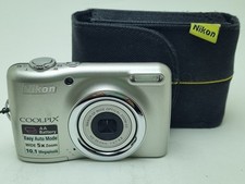 Nikon Coolpix L23 10.1MP Silver Digital Camera 5x Zoom
