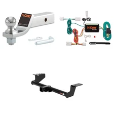 CURT Trailer Hitch Tow Package, Wiring Harness, #45293 Ball Mount Package 13571