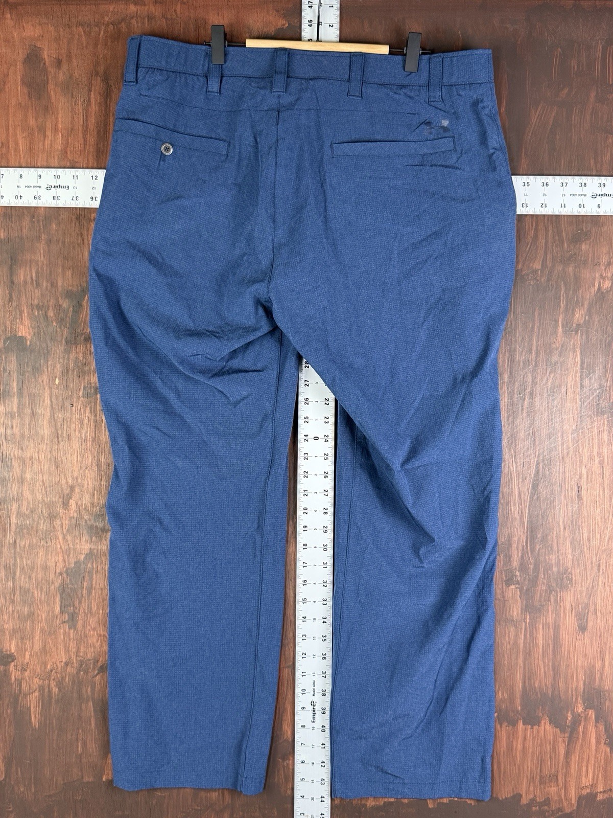 Under Armour Pants Match Play Loose Vented Blue Golf 1259430-408 Men’s 40x30 EUC thumbnail 5