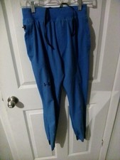 UA Flex2 Women's Navy 4 Pocket Cargo Jogger Scrub Pants S Blue