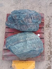   2 Large Granite Garden Rocks ,Rockery Stone Boulders ..186 kg and 181 kg